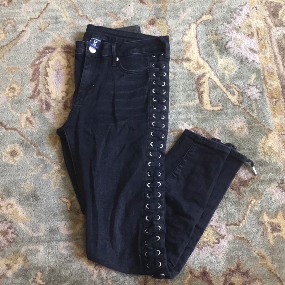 True Religion black jeans